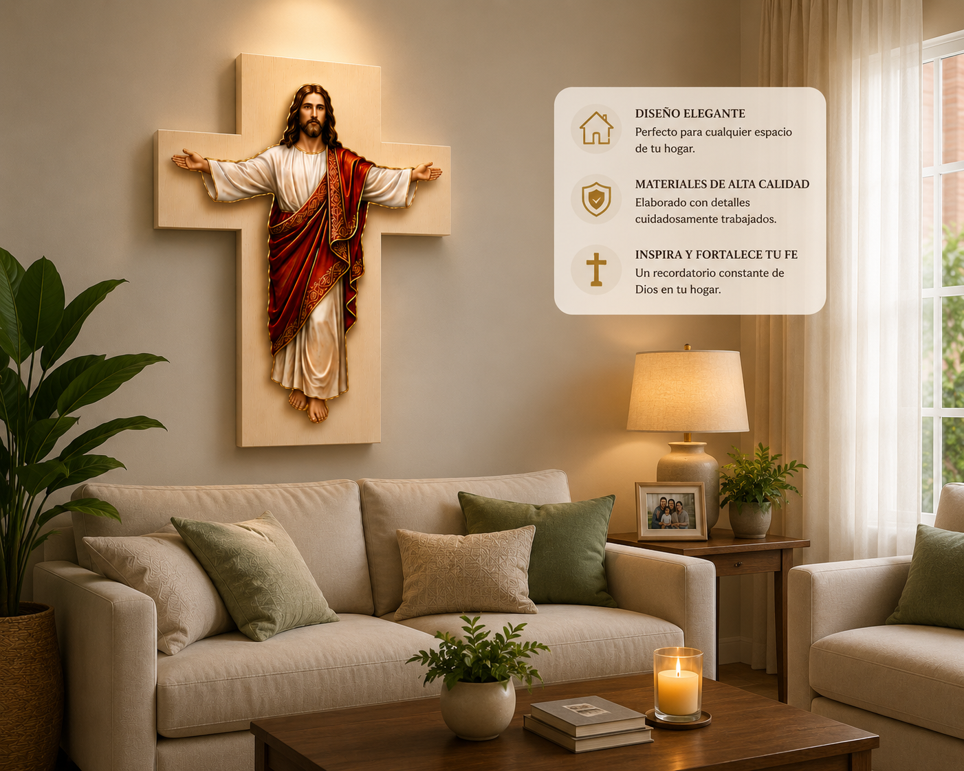 CRUZ SAGRADA DE JESUS BENDICE TU HOGAR