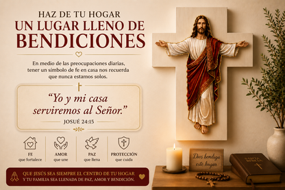 CRUZ SAGRADA DE JESUS BENDICE TU HOGAR