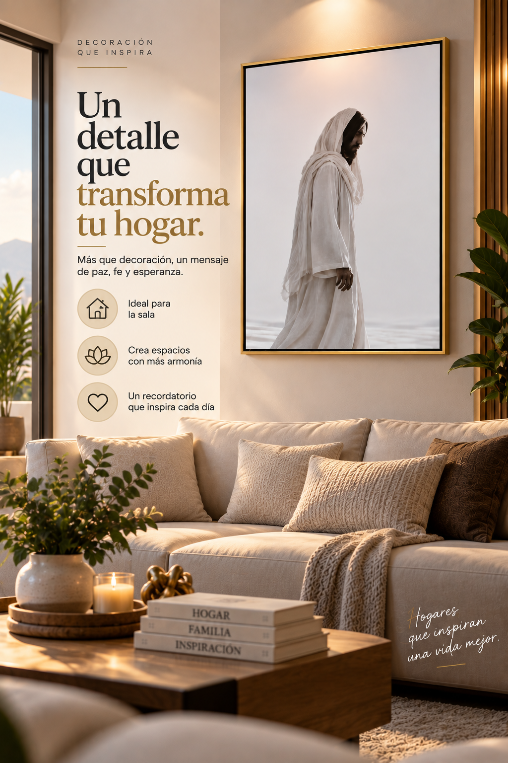 ✨ Jesús Siempre Contigo – Decoración de Fe para tu Hogar