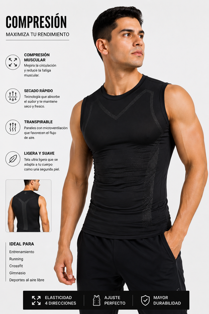 CAMISILLA DE COMPRESION PARA TODA OCASION GYM TRABAJO SALIDAS